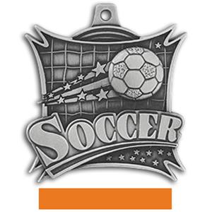 SILVER MEDAL/ORANGE RIBBON