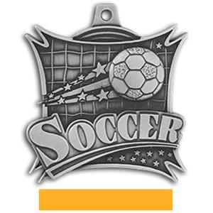 SILVER MEDAL/YELLOW RIBBON