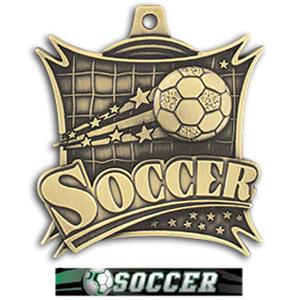 GOLD MEDAL/ULTIMATE SOCCER RIBBON