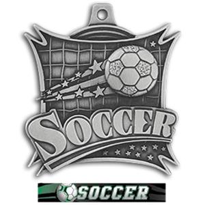 SILVER MEDAL/ULTIMATE SOCCER RIBBON