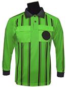 Soccer Referee Jerseys Long Sleeve-LIME Soccer Referee Jerseys Long Sleeve-LIME