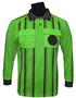 New Style Soccer Referee Jerseys Long Sleeve-LIME