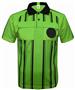 New Style Soccer Referee Jerseys Short Sleeve-LIME