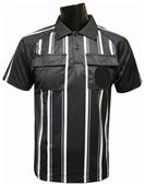 New Style Soccer Referee Jersey Short Sleeve-BLACK New Style Soccer Referee Jersey Short Sleeve-BLACK