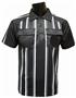 New Style Soccer Referee Jersey Short Sleeve-BLACK