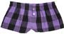 Boxercraft Womens Plaid Flannel Bitty Boxer Shorts