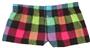 Boxercraft Womens Plaid Flannel Bitty Boxer Shorts