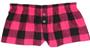 Boxercraft Womens Plaid Flannel Bitty Boxer Shorts