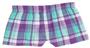 Boxercraft Womens Plaid Flannel Bitty Boxer Shorts