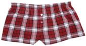 Boxercraft Womens Plaid Flannel Bitty Boxer Shorts Boxercraft Womens Plaid Flannel Bitty Boxer Shorts
