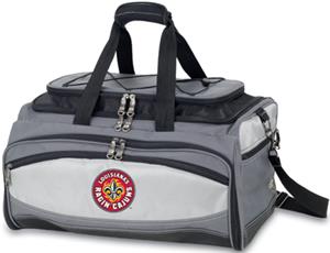 GRAY WITH BLACK & SILVER/EMBROIDERED LOGO
