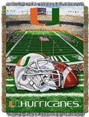 Northwest NCAA Univ. of Miami HFA Tapestry Throw Northwest NCAA Univ. of Miami HFA Tapestry Throw