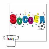 Closeout - Soccer 3-D soccer tshirt