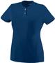 Augusta Girls Wicking Two- Button Jersey