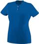 Augusta Girls Wicking Two- Button Jersey