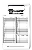 Wilson WTA6761 Softball & Baseball Lineup Cards 30 Wilson WTA6761 Softball & Baseball Lineup Cards 30