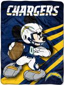 Northwest NFL San Diego Chargers 60" Mickey Throws