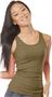 Royal Apparel Womens Baby 2x1 Rib Tank Top