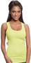 Royal Apparel Womens Baby 2x1 Rib Tunic Tank