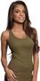 Royal Apparel Womens Baby 2x1 Rib Tunic Tank