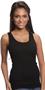 Royal Apparel Womens Baby 2x1 Rib Tunic Tank