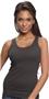 Royal Apparel Womens Baby 2x1 Rib Tunic Tank