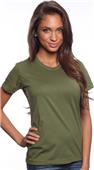 Royal Apparel Womens S/S Fine Jersey Crew Tee