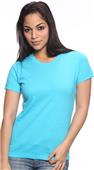 Royal Apparel Womens S/S Fine Jersey Crew Tee