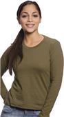 Royal Apparel Womens L/S Fine Jersey Crew Tee Royal Apparel Womens L/S Fine Jersey Crew Tee