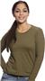 Royal Apparel Womens L/S Fine Jersey Crew Tee