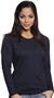 Royal Apparel Womens L/S Fine Jersey Crew Tee