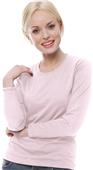 Royal Apparel Womens L/S Fine Jersey Crew Tee Royal Apparel Womens L/S Fine Jersey Crew Tee