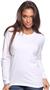 Royal Apparel Womens L/S Fine Jersey Crew Tee