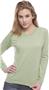 Royal Apparel Womens L/S Organic Jersey Crew Tee