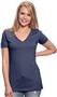 Royal Apparel Womens 50/50 Blend V-Neck Tee