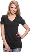 Royal Apparel Womens 50/50 Blend V-Neck Jersey Tee