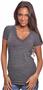 Royal Apparel Womens Triblend V-Neck Tee