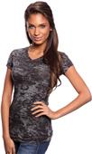 Royal Apparel Womens Sheer Burnout Tee