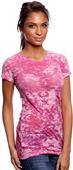 Royal Apparel Womens Sheer Burnout Tee