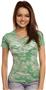 Royal Apparel Womens Sheer Burnout Tee