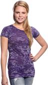 Royal Apparel Womens Sheer Burnout Tee