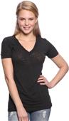 Royal Apparel Womens Burnout V-Neck Tee Royal Apparel Womens Burnout V-Neck Tee