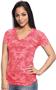 Royal Apparel Womens Burnout V-Neck Tee
