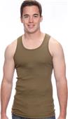 Royal Apparel Mens 2x1 Rib Tank Top Royal Apparel Mens 2x1 Rib Tank Top