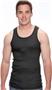 Royal Apparel Mens 2x1 Rib Tank Top