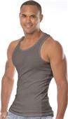 Royal Apparel Mens 2x1 Rib Tank Top Royal Apparel Mens 2x1 Rib Tank Top
