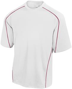 WHITE/DARK MAROON