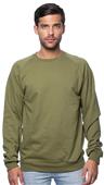 Royal Apparel Mens Organic Raglan Crew Sweatshirt Royal Apparel Mens Organic Raglan Crew Sweatshirt
