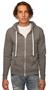 Royal Apparel Unisex Triblend Fleece Zip Hoodie