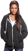 Royal Apparel Unisex Ring SpunTriblend Zip Hoodie